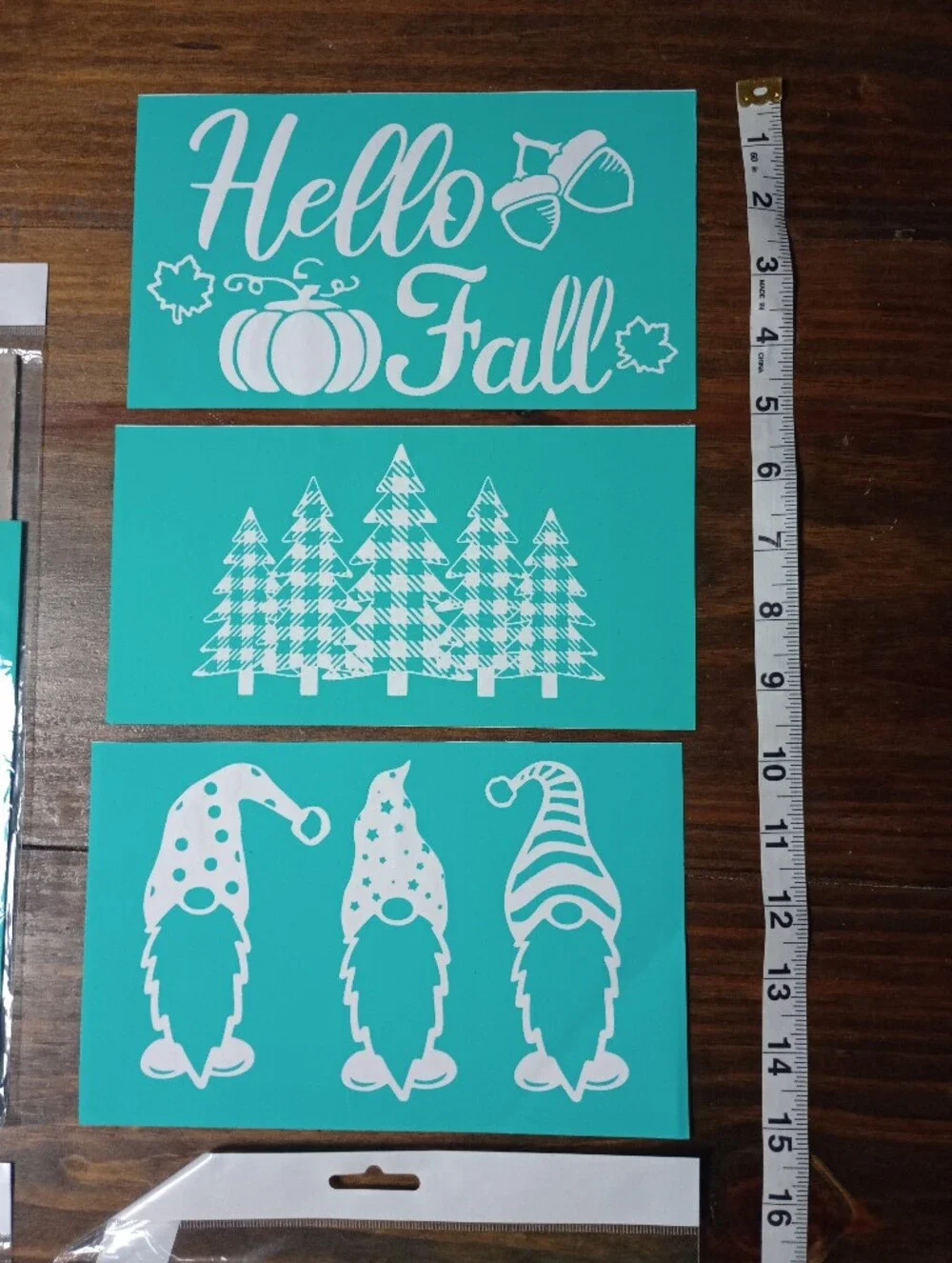 Fall & Christmas Silkscreen Stencil Set - NEW